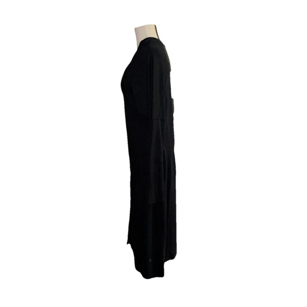 Daily Practice by Anthropologie Long-Sleeve V-Neck Dress Petite Large - Picture 5 of 7